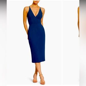 Dress the population Lyla crepe sheath NWT